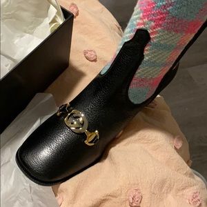 Gucci Zumi plaid boot